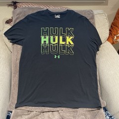 Under Armour Marvel Shirt XXL, UA Hulk Tee 2XL, Avengers Gym Shirt Superhero
