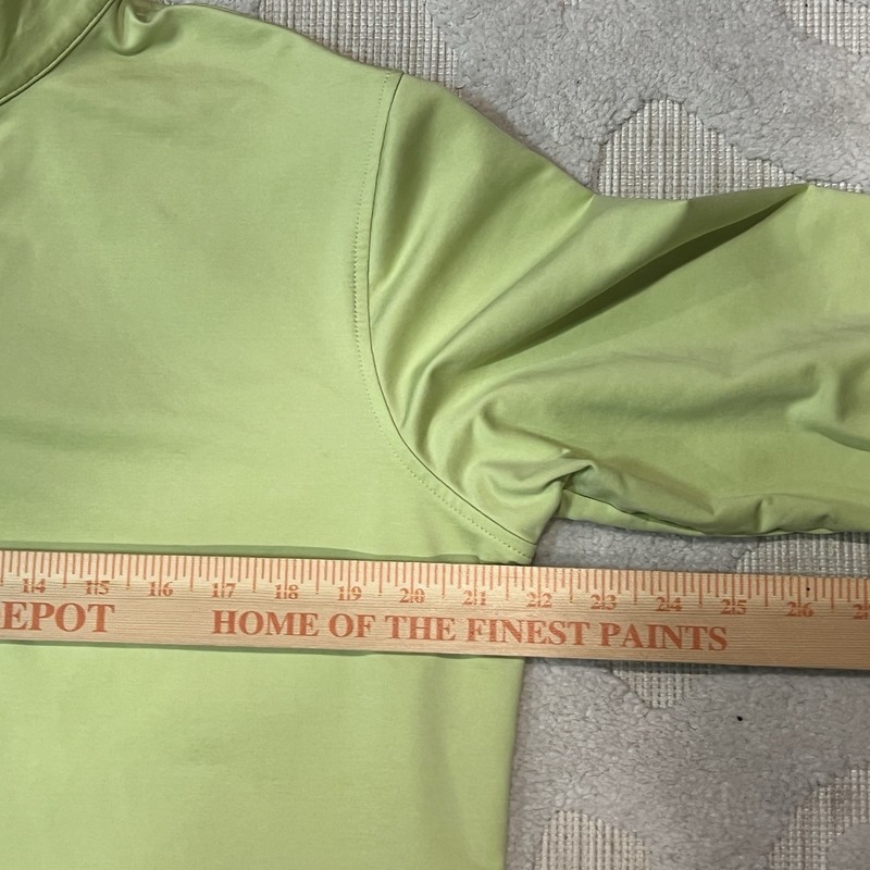 Peter Millar Pullover Mens M Green Perth Performance Quarter 1/4 Zip Golf gallery