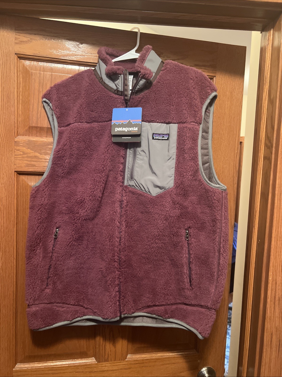 Patagonia Classic Retro-X Full Zip Fleece Vest Size XL Purple gallery