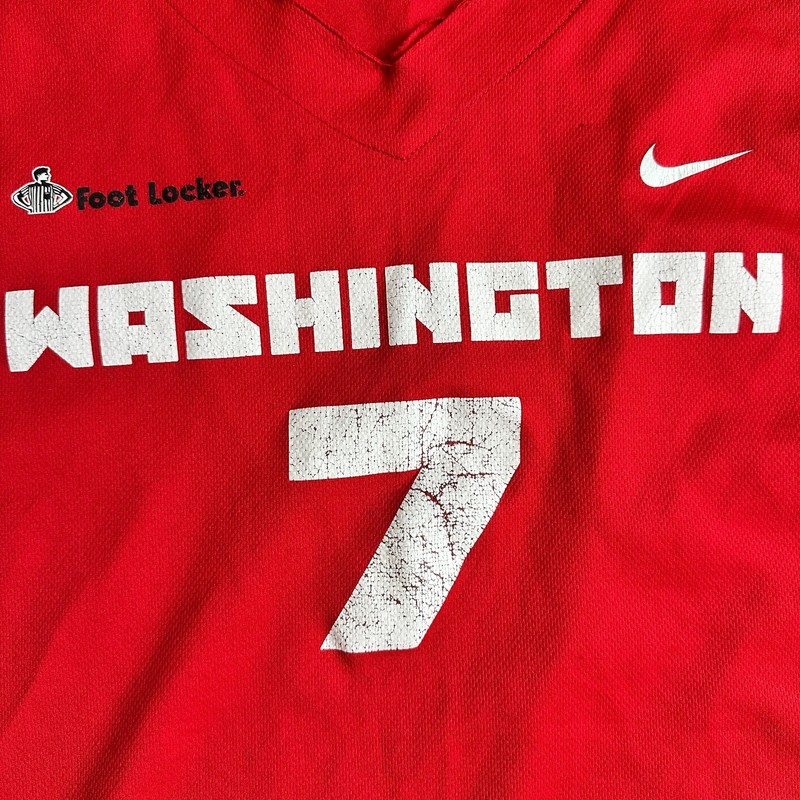 Vintage Nike Team Foot Locker Washington Basketball #7 Jersey Sz XXLT Pro City gallery