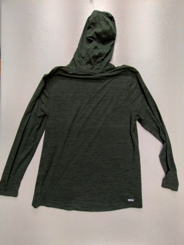 Spyder Active Hoodie Large Green Running Training Work Out Base Layer Casual gallery