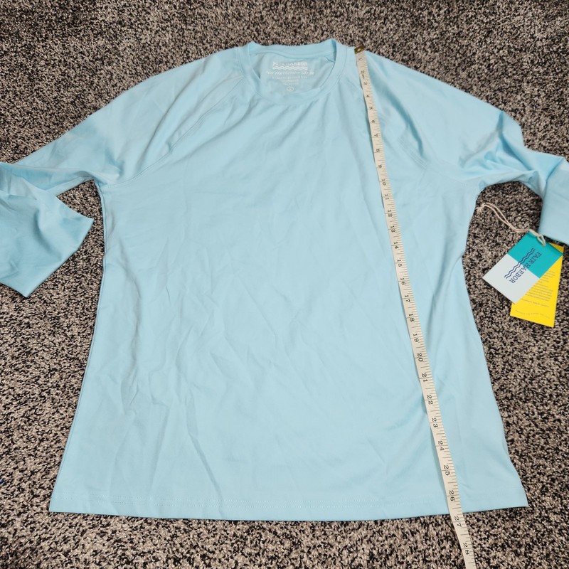 Fair Harbor Anchor Rashguard Long Sleeve Sun Protection UPF 50 Men Sm Blue Aqua gallery