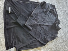 Under Armour Cold Gear Mock Neck Shirt Size 2XL Black Compression Long Sleeve