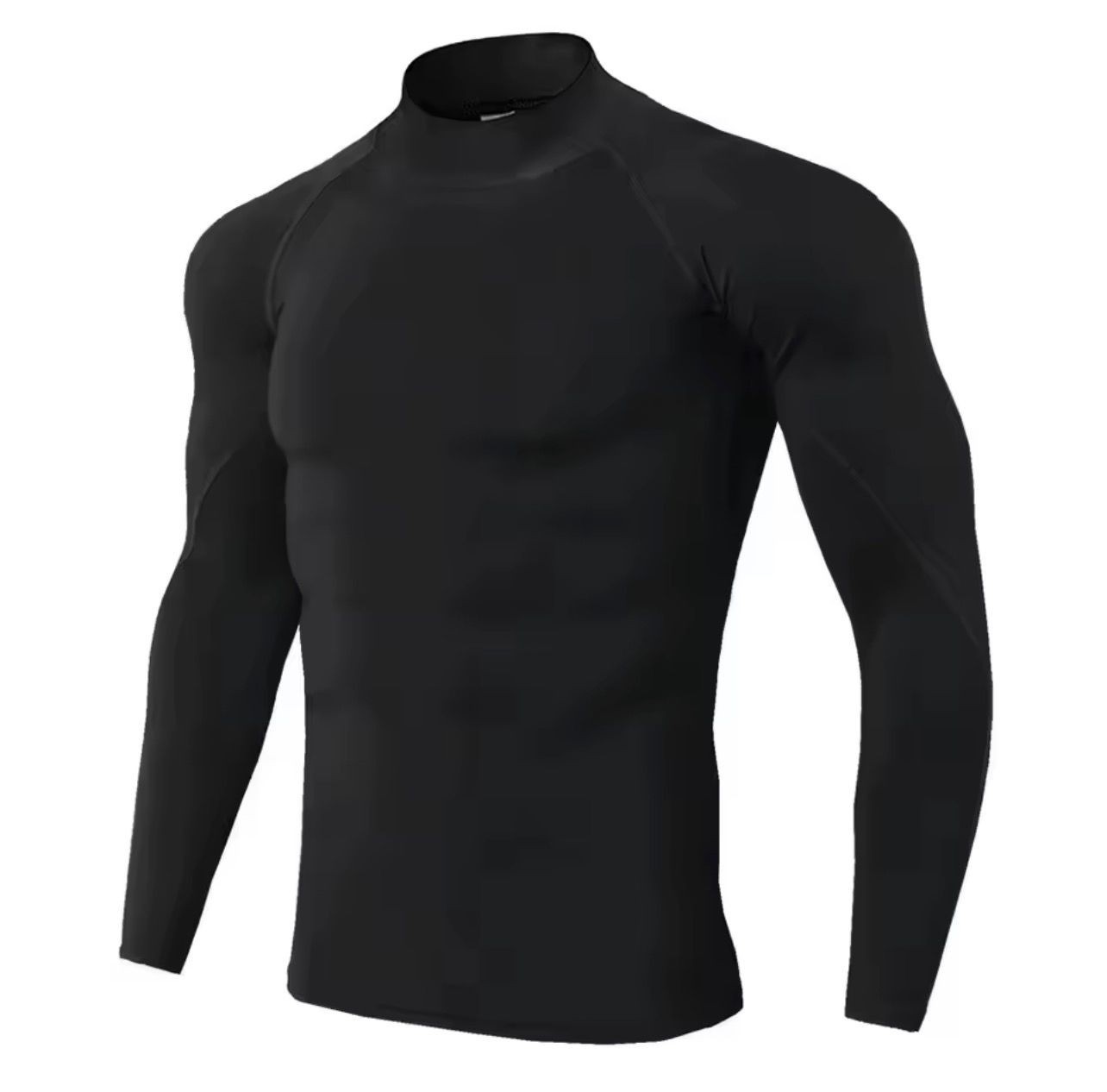 Men Long Sleeve Compression Shirt Pro Premium Gym Fitness Running Athletic Top gallery