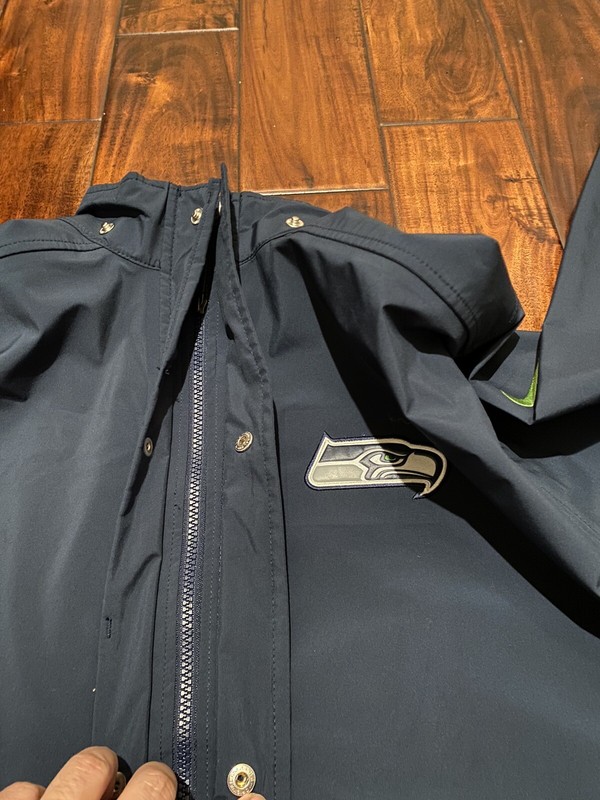 Nike Seattle Seahawks Jacket Size Large Men Limited STAFF 2 Of 5 Made In USA gallery
