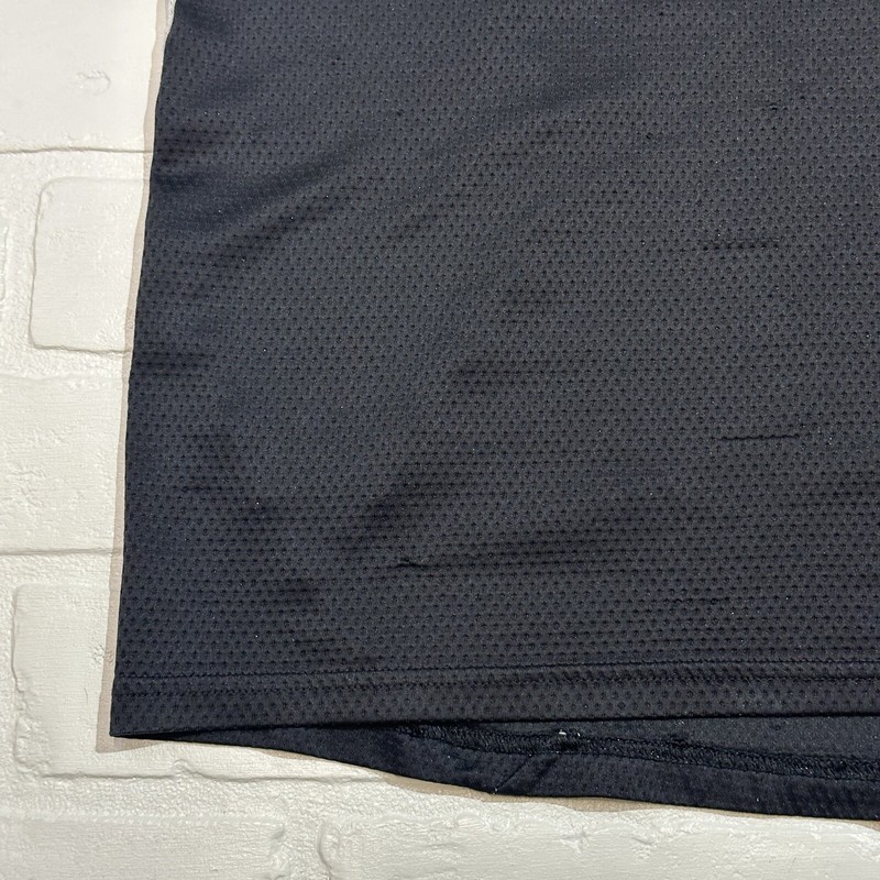 Adidas Shirt Mens S Black Soccer Football Jersey Cropped Diamond VTG Y2K Hip Hop gallery