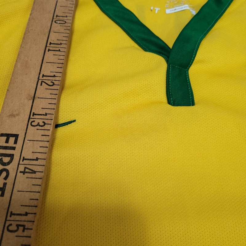 Nike 2014 CBF Brazil National Football Team Felipe Dri Fit Soccer Jersey Mens M gallery