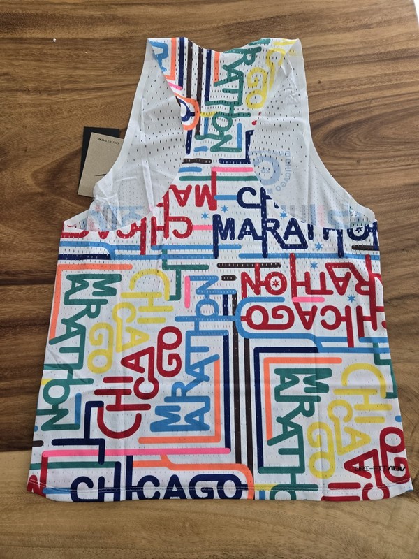 2025 Chicago Marathon Nike Elite issued ADV Singlet Men’s Size M gallery