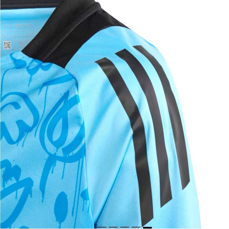 Adidas Tiro 24 Soccer Jersey Mens Sz-M Floral Blue IS2772 PB JSY NEW BLUE BLACK gallery