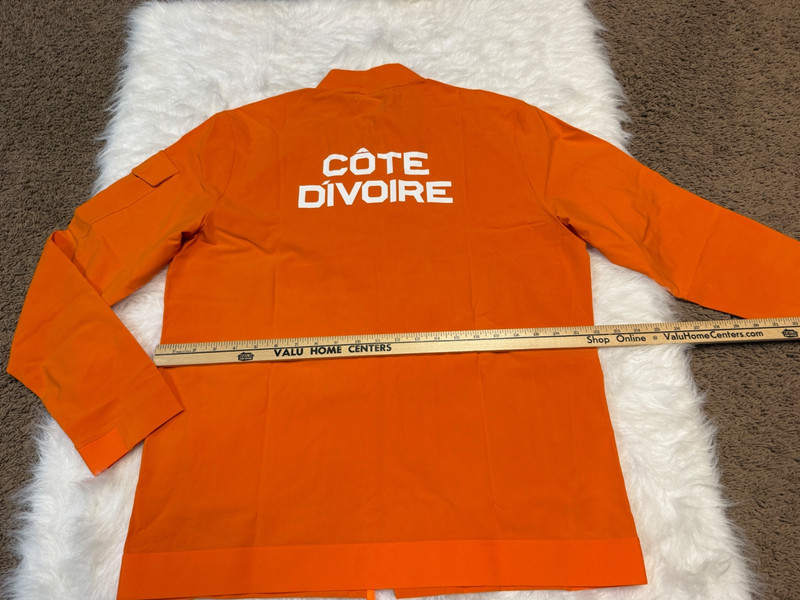 Nike Pro Elite Cote Divoire Ivory Coast Orange Size Large Jacket CI8712-812 gallery