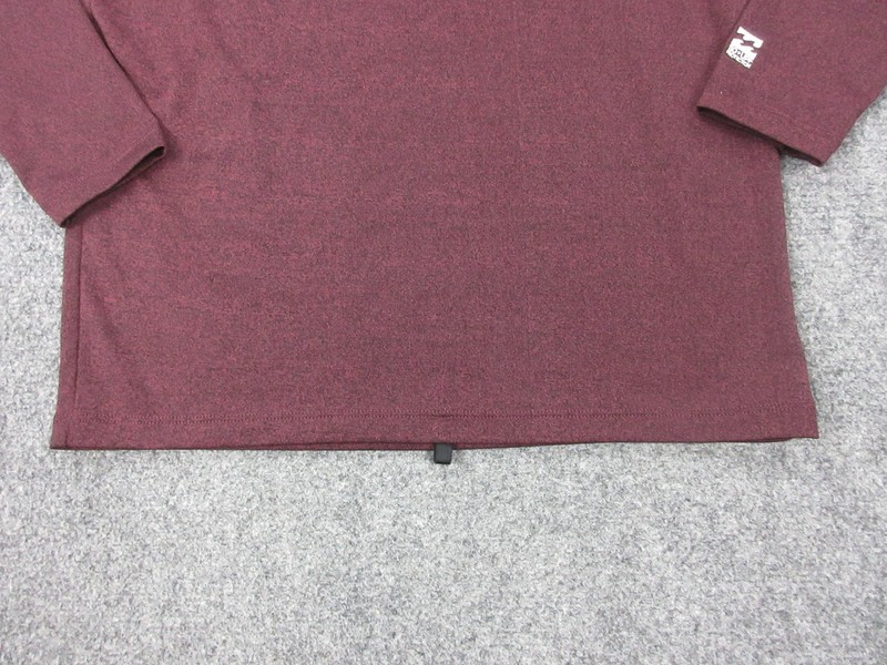 Billabong Surf Shirt Mens Small Red Long Sleeve UPF 50+ UV Protection Top gallery