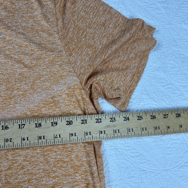 Nike Dri-FIT Rise 365 Men's XL Orange Short Sleeve Running Training Gym Shirt gallery