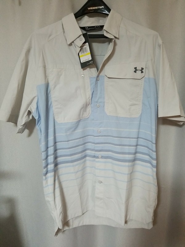 NWT Sz. M UNDER ARMOUR Men's UA Fish Hunter Short Sleeve Shirt gallery
