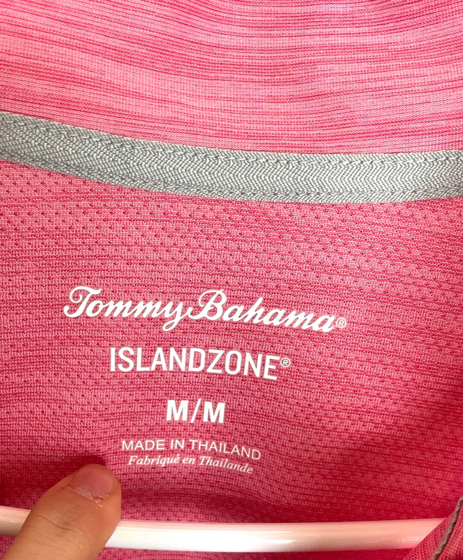 Tommy Bahama Men's IslandZone Quarter Zip Pullover Sz M Golf Performance Active gallery