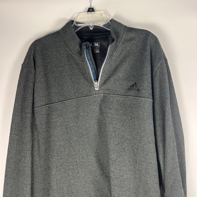 Adidas Men's Pullover 1/4 Zip Size Medium Green And Black- Size XL gallery