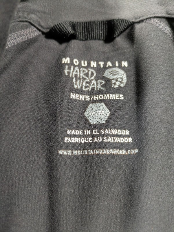 Mountain Hardwear Pullover Mens Medium Gray 1/4 Zip Lightweight Hiking Running gallery