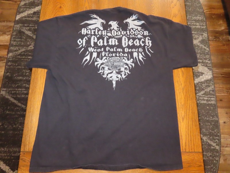 HARLEY DAVIDSON SKULL WINGS 2011 GRAPHIC T-SHIRT BLACK BACK HIT - MENS SIZE XL gallery