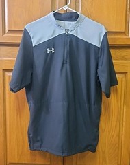 Under Armour Motivate 2.0 Short Sleeve 1/4 Zip Pullover in Black for Men