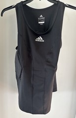 Adidas Alphaskin Force Padded Climalite Compression Tank Black Size Large Flak L