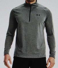 Under Armour Men’s Team Tech 1/4 Zipper Long Sleeve Pullover Grey Medium NWT