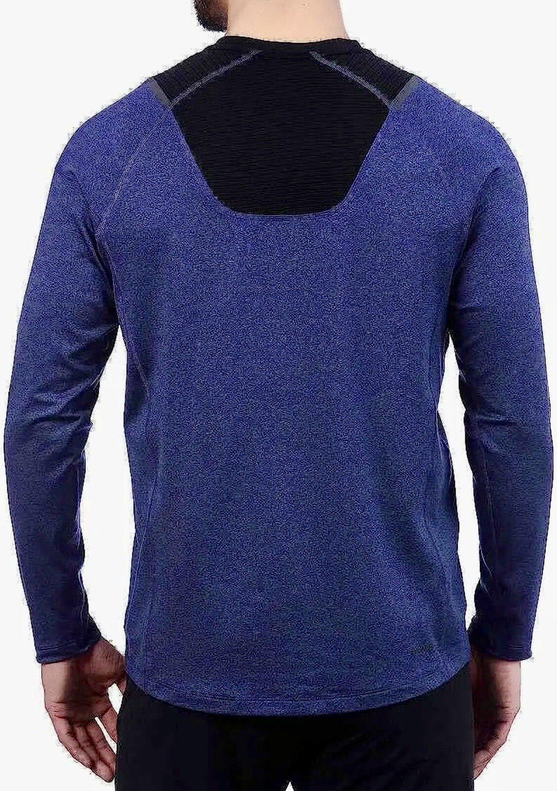 Spyder Men’s Active Long Sleeve Shirt - Dust Navy Heather (Large) gallery