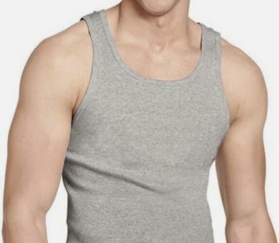 LOT of 6 - 2XL Tanks (2 White Dealworthy, 2 Grey Hanes, 1 Black & 1 Grey Jockey) gallery