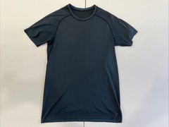 Lululemon Mens T Shirt Vent Tech Active Wear Get Dirty Green Teal Size S