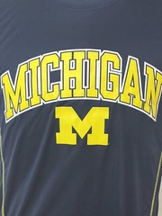 Pro Edge Men’s M Michigan Wolverines Football Short Sleeve T-Shirt