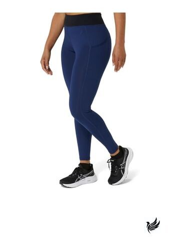 [Asics] Training Wear Dry Pocket Tights 2032C953 Women's Blue Expensive L gallery