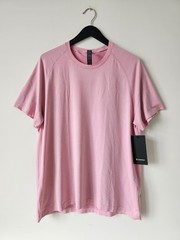NWT LULULEMON CCLD/VPOR Pink Metal Vent Tech SS Top Shirt Men’s XXL