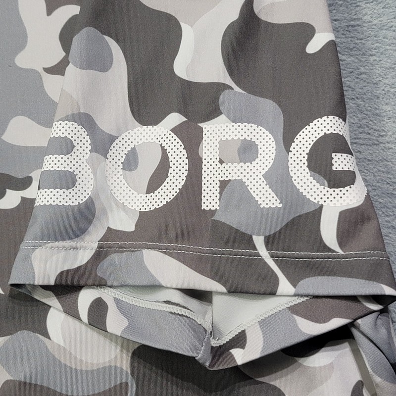 Bjorn Borg T Shirt Mens 2XL Gray Camo Crew Neck Stretch Gym Workout Logo gallery