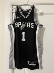 Authentic Nike Icon Edition Spurs Victor Wembanyama Jersey DN2022-015 M