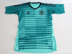 Spain 2018 Adidas Climalite Goalkeeper Jersey Green Men’s M