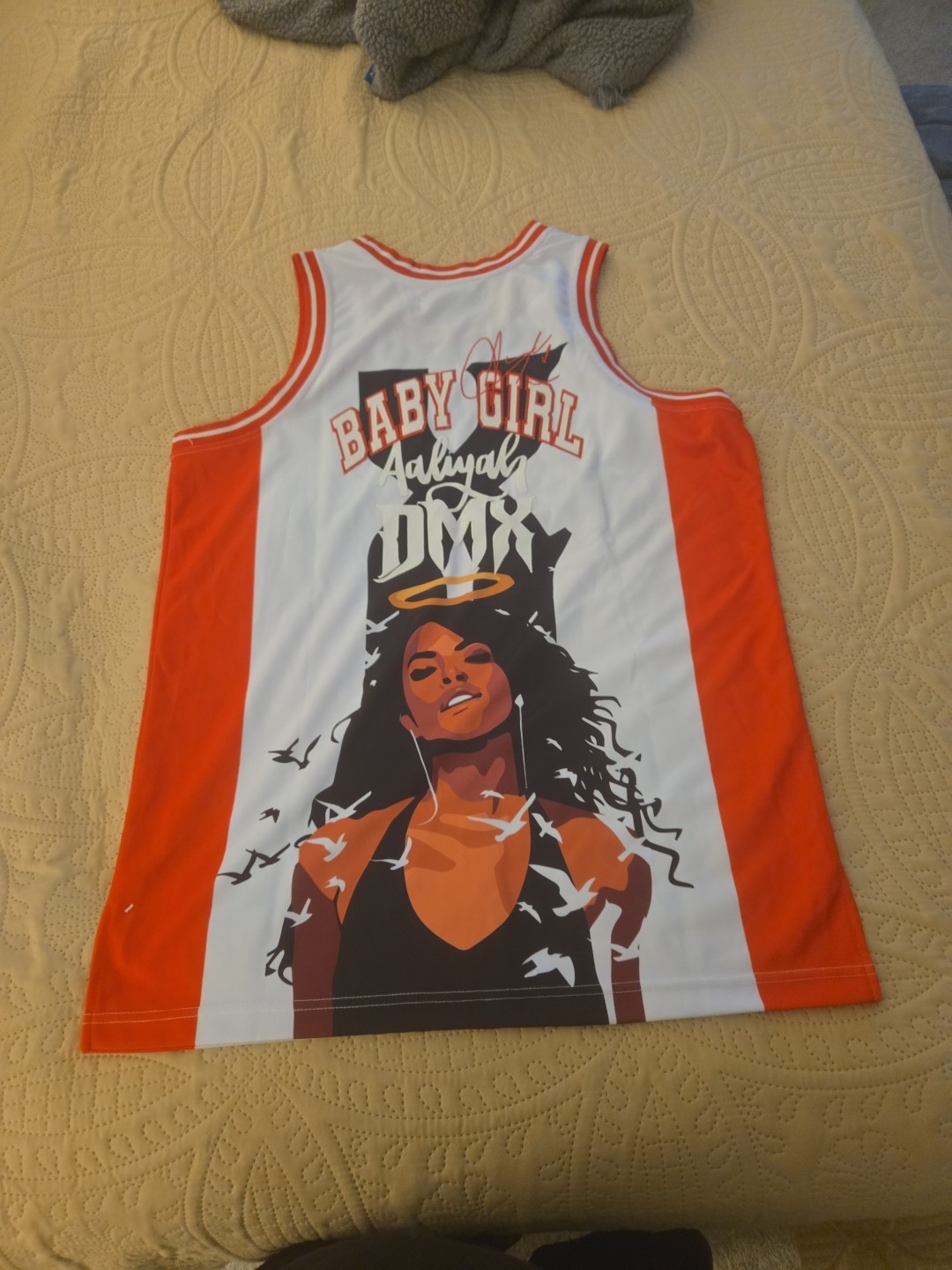 DMX & Aliyah Jersey By Headgear Classics Nostalgia Co Size Large New With Tags gallery