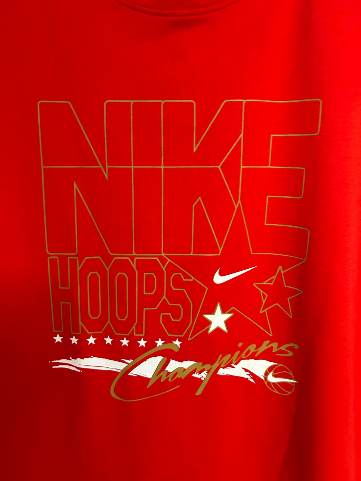 Nike Hoops Champions Men's Versatile Red Tank Dri-Fit Size L gallery