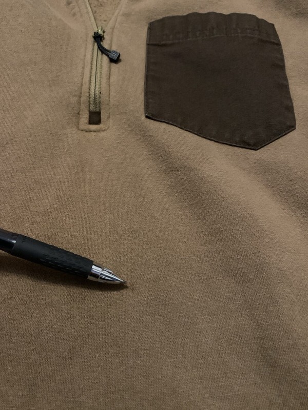 511 Tactical Pullover Brown 1/4 Zip Lightweight Sweater Long Sleeve XL gallery