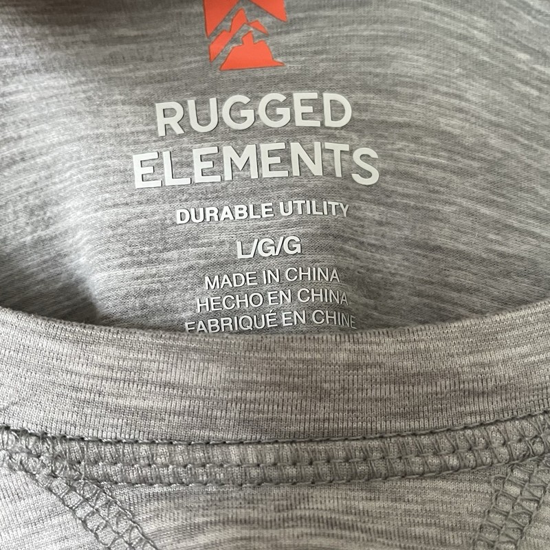 Rugged Elements Durable Utility Mens Athletic Long Sleeve Shirt Gray Size L gallery