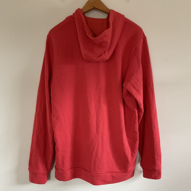 NWT MENS ADIDAS GT6210 POST GAME LITE LOOSE FIT CREW RED HOODIE Sz M Gorpcore gallery