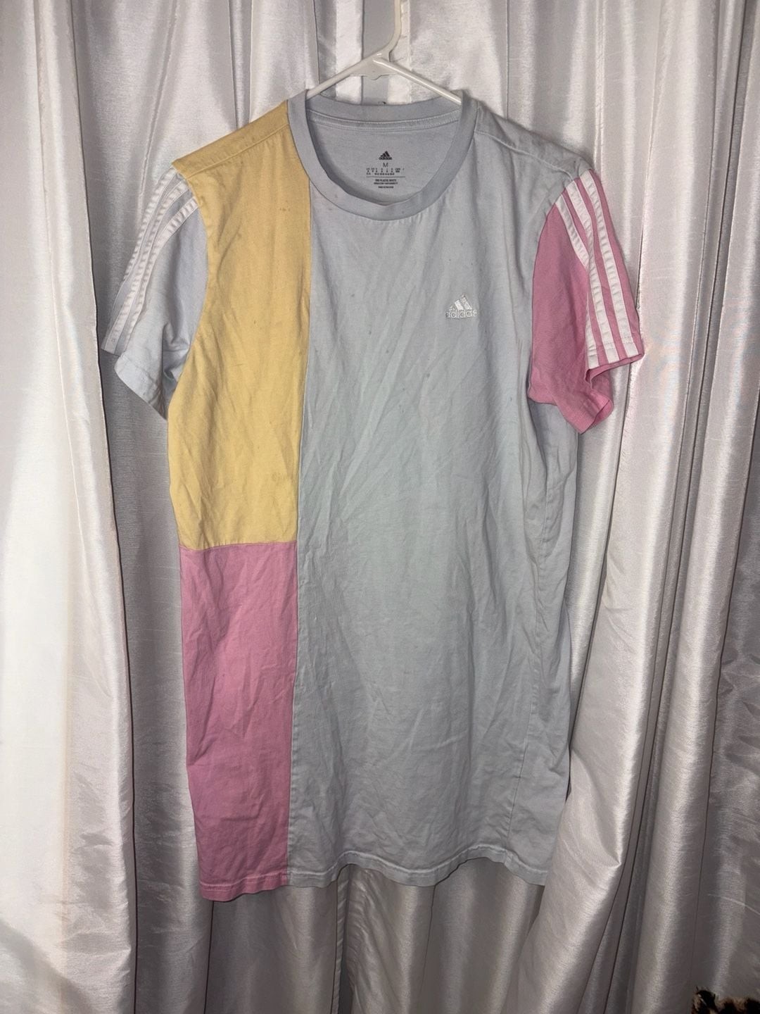 Adidas Colorblock 3-Stripe T-Shirt Size Medium gallery