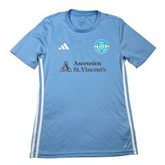 Adidas Sporting Club JAX Soccer Academy Jersey Blue Slim Fit Small Training