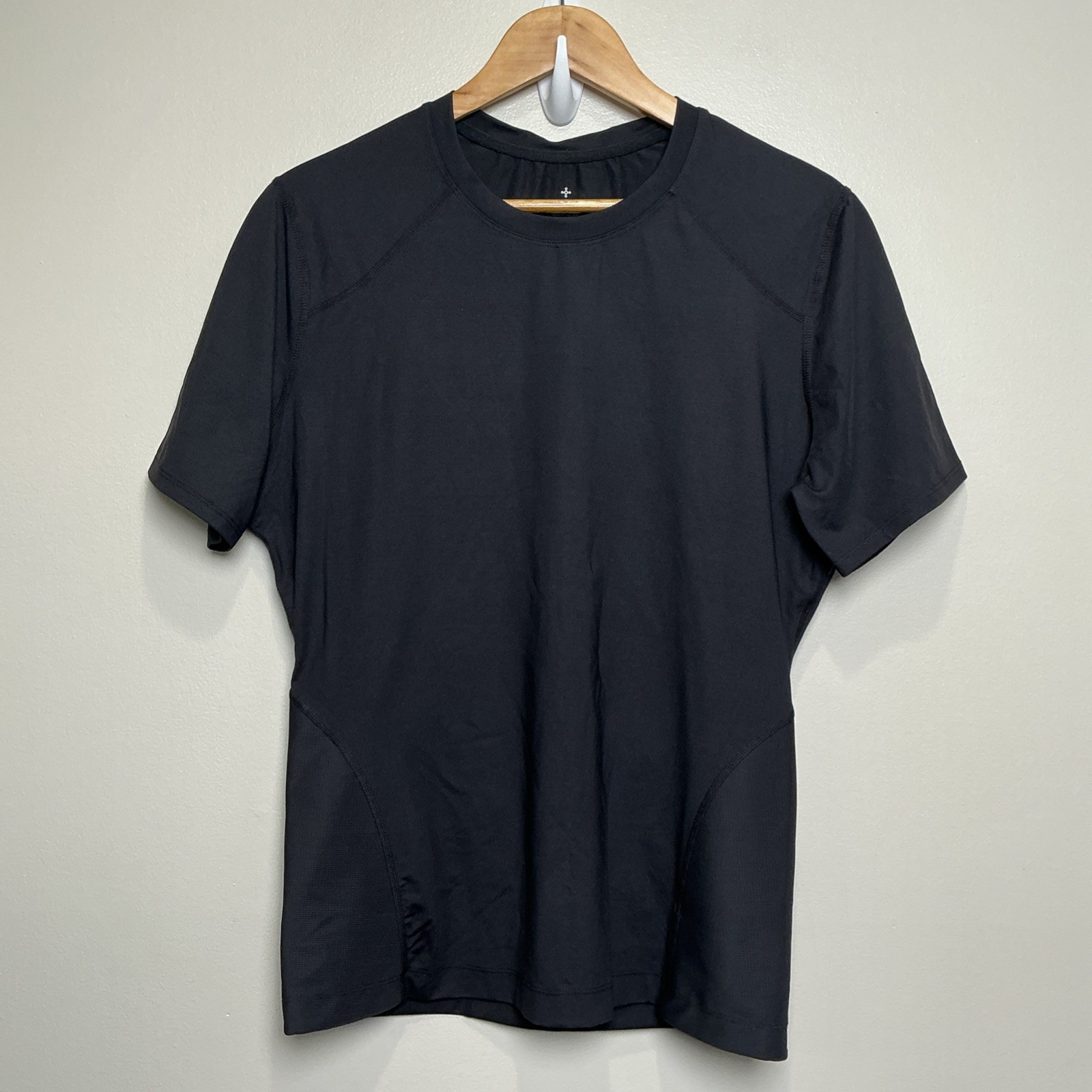 Tommie Copper Mens Lower Back Support Shirt XL Black Short Sleeve A23432 NWT $79 gallery
