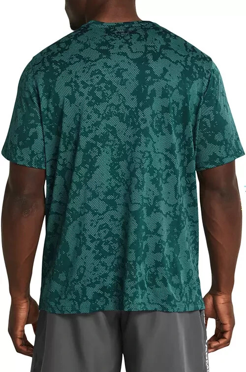 NEW Under Armour Men's Tech Vent Geode T-Shirt Mens Size Large Hydro Teal Black gallery