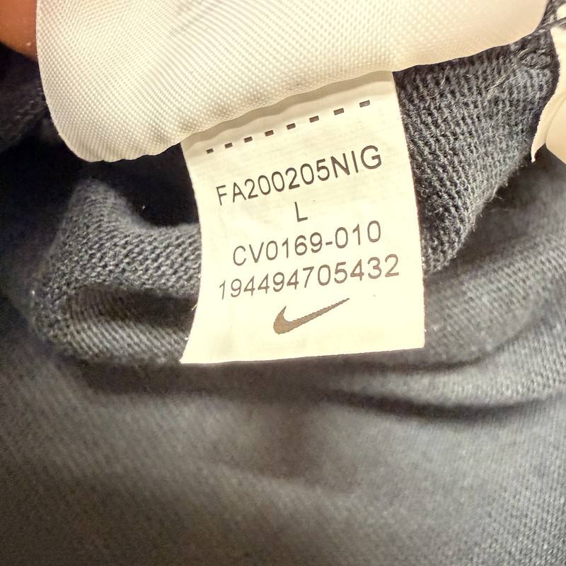 Nike Sportswear Swoosh Long Sleeve Black Rugby Shirt Men's Size Large gallery