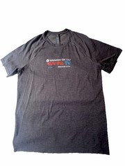 NWOT Lululemon Run Mexico City Metal Vent Tech T Shirt Large Dark Gray M