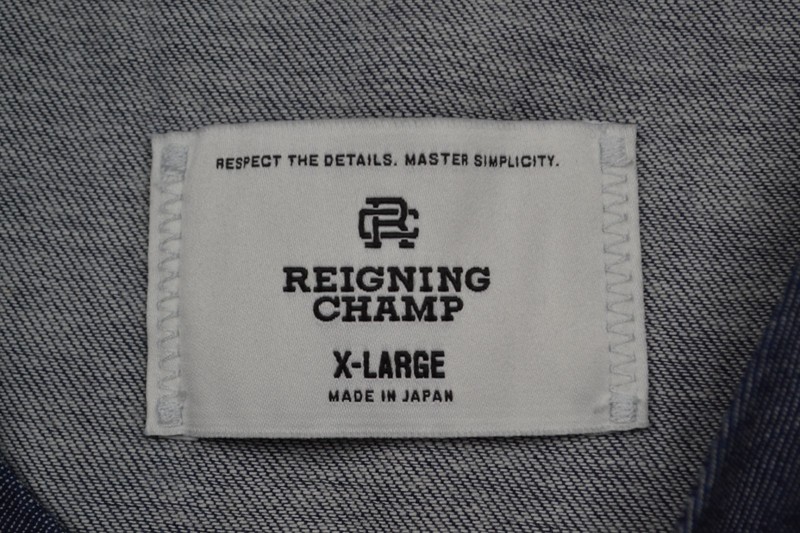 Reigning Champ Japan Indigo Series Baseball Jersey XL gallery