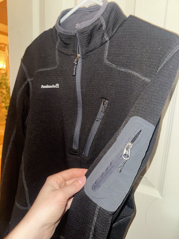 Avalanche Pullover Mens Small Quarter Zip Performance Fleece Thumbhole Pockets gallery