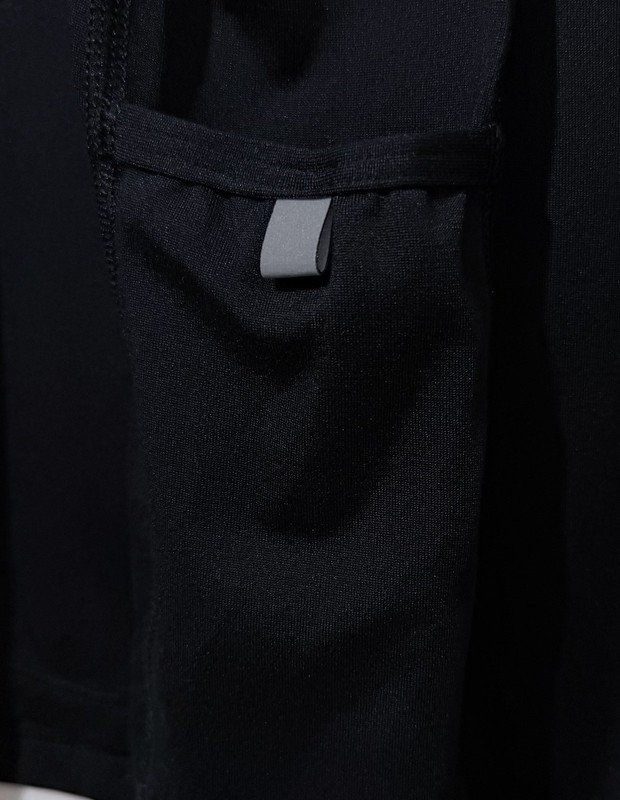 Nike Dri-Fit Running Reflective Mens T Shirt 2X Black Pocket Long Sleeve Logo gallery