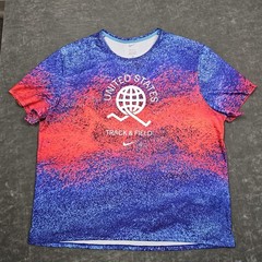 Nike Dri-FIT Shirt Mens 2XL Short Sleeve United States Track & Field Tee Top