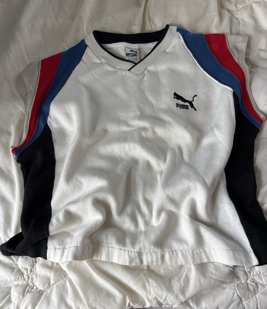 Classic Retro Color Block Puma Tank