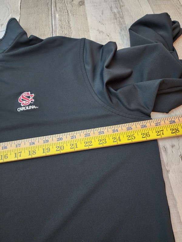 Peter Millar Performance 1/4 Zip Golf Shirt USC Gamecocks Baseball Men's XXL gallery